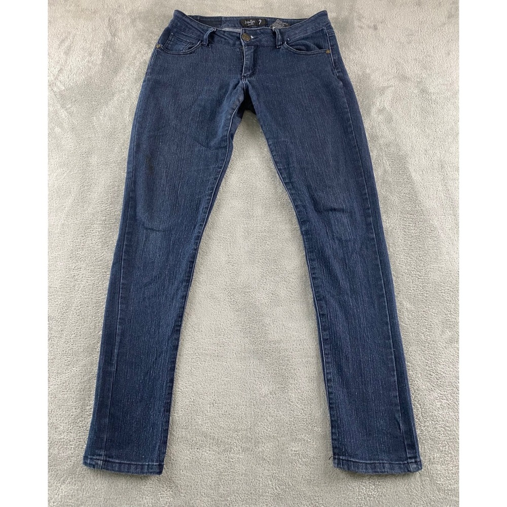 Papaya Womens Dark Wash Low Rise Skinny Denim Jeans Size 7 HK388-E